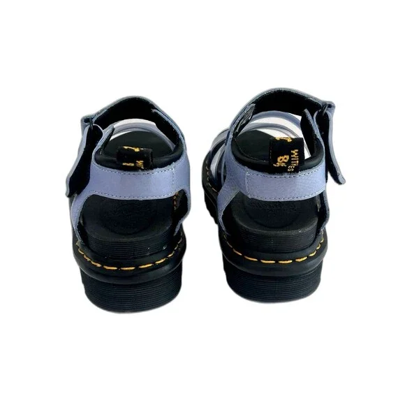 Dr. Martens Blaire Jelly Strap Sandals Color Zen Blue Size 5 Classic Platform - Picture 5 of 10